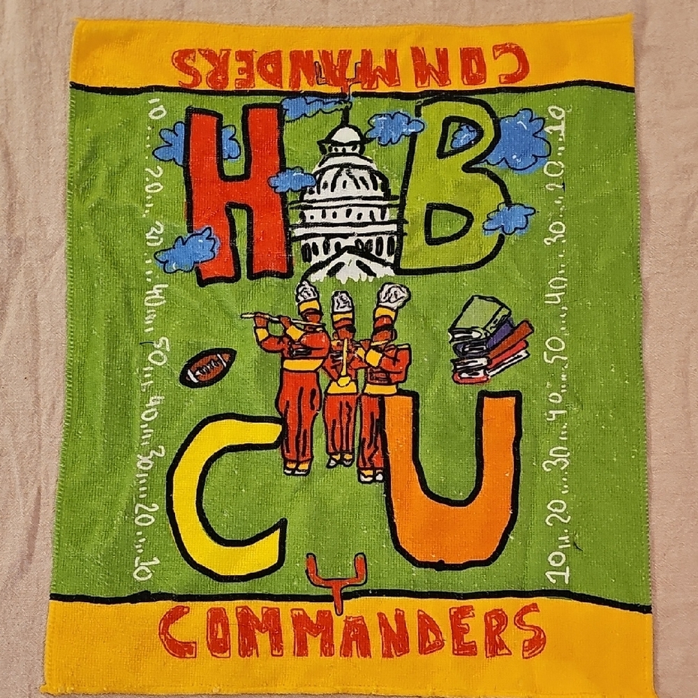 Colorful HBCU Commanders Tapestry